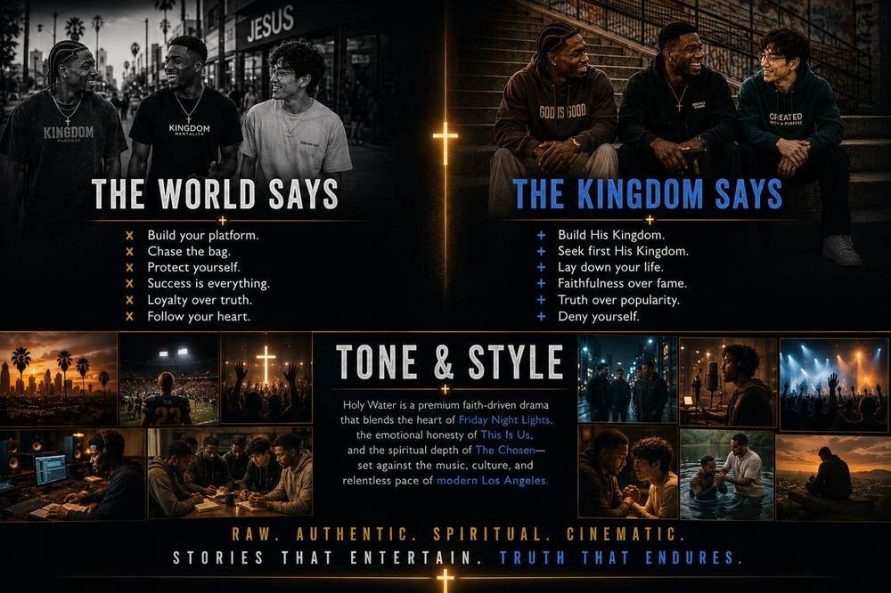 The World Says vs. The Kingdom Says — tone and style comparison
